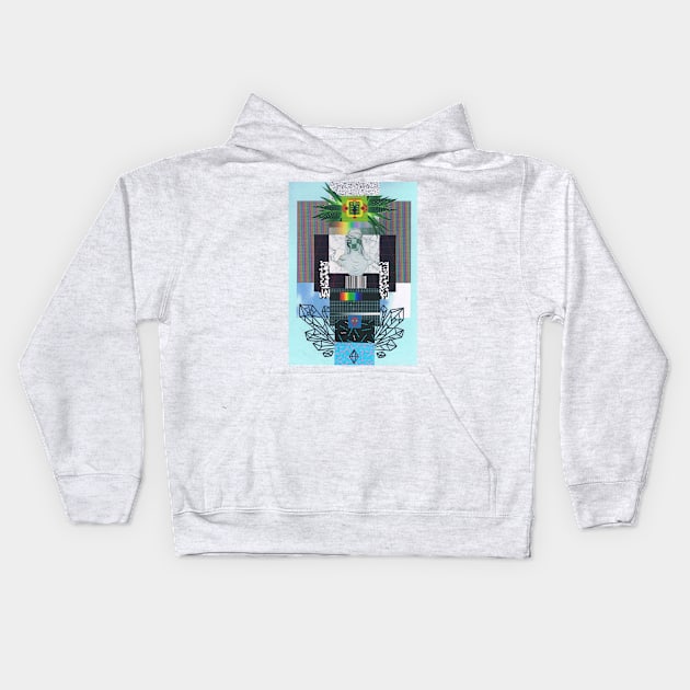 Vaporwave 12 Kids Hoodie by Oxxygene